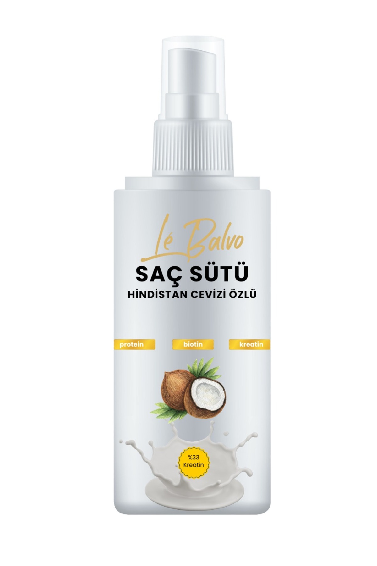 Saç Sütü Hindistan Cevizi Özlü 100 Ml ( Hair Milk with Coconut Extract )